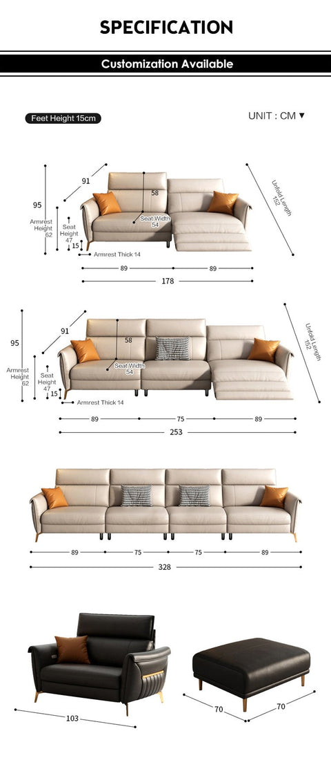 Elegant & Fabulous Recliner Sofas 5