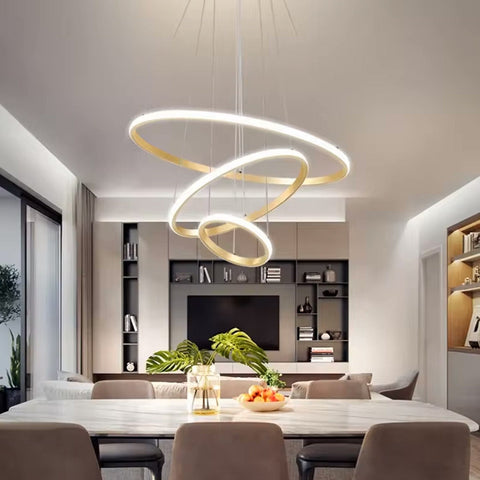 Luminous Halo Chandelier