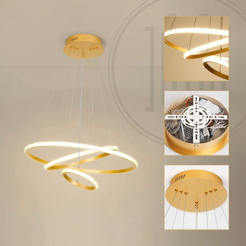 Luminous Halo Chandelier