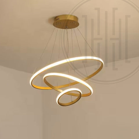 Luminous Halo Chandelier