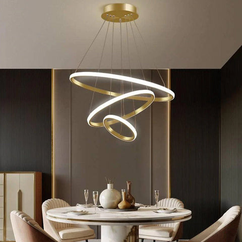 Luminous Halo Chandelier