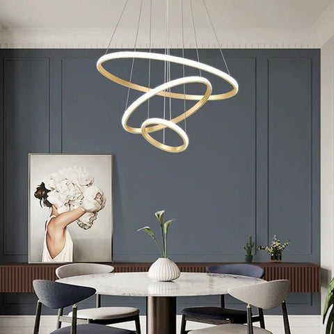 Luminous Halo Chandelier