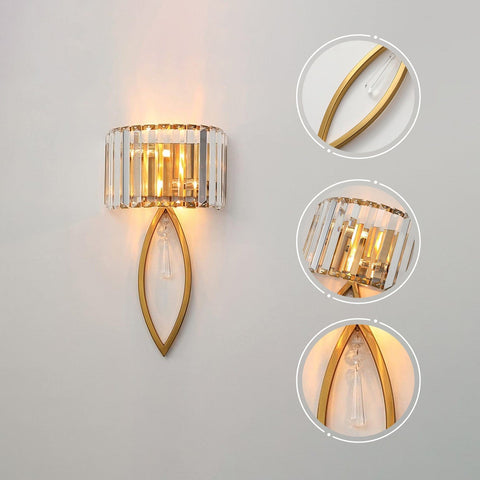 Crystal Bloom Wall Light