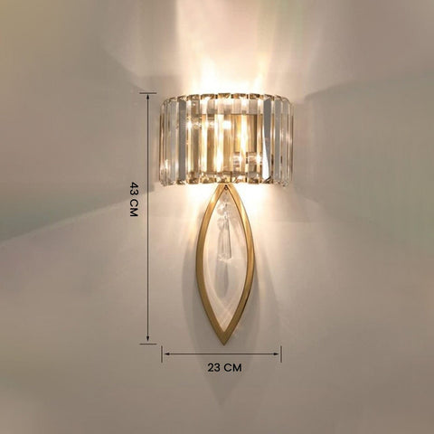 Crystal Bloom Wall Light