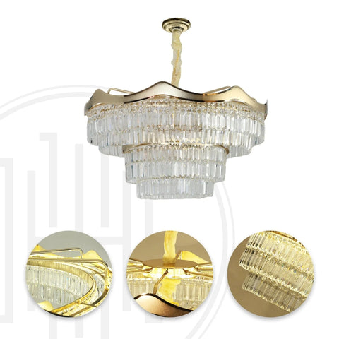 Luxe Prism Chandelier