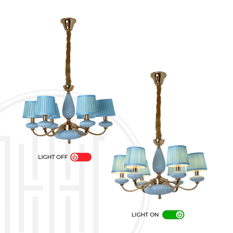 Aqua Elegance Chandelier