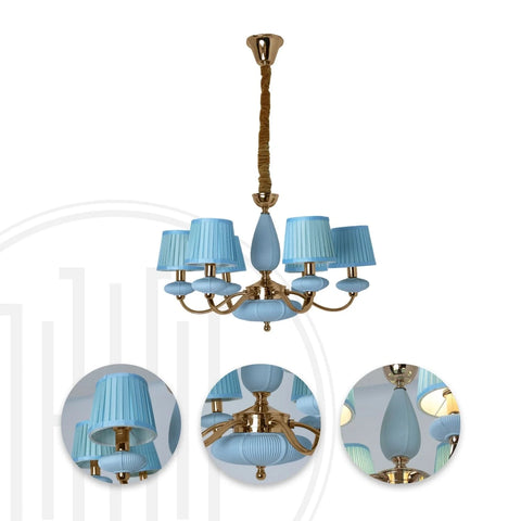 Aqua Elegance Chandelier