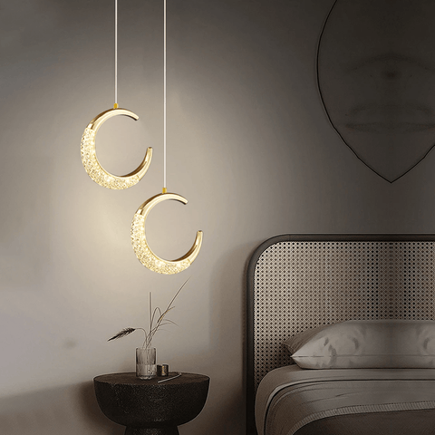 Crescent Moon Pendant Light