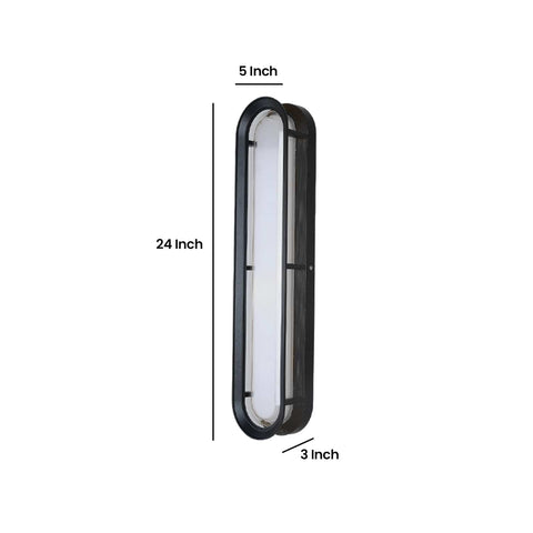 Ellipse Glow 24 Outdoor Wall Facade Light