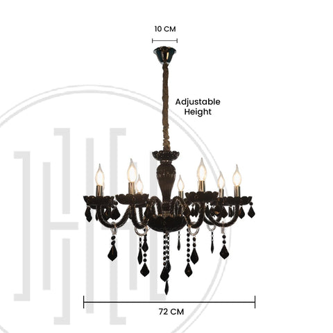 Black Diamond Crystal Chandelier