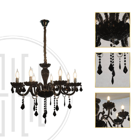 Black Diamond Crystal Chandelier