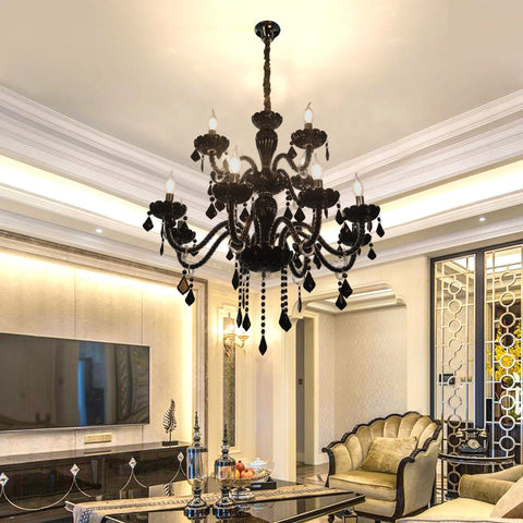 Black Diamond Crystal Chandelier