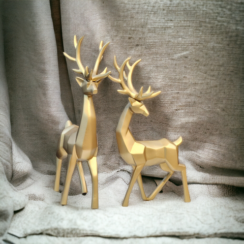 OPULENT REINDEER PAIR