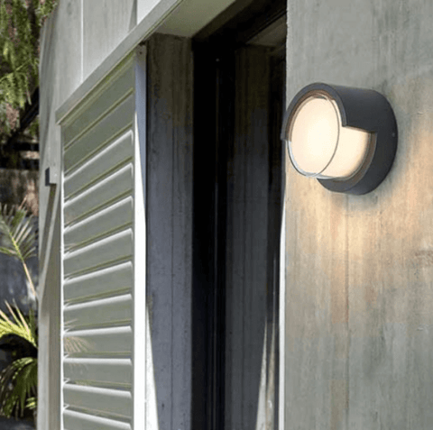 Cecidimus Round Led Outdoor Wall Facade Light