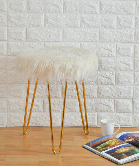 MODERN FUR STOOL