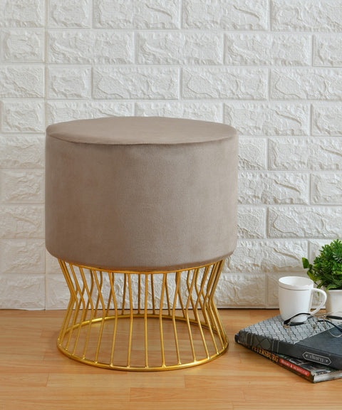 CONTEMPORARY CASA VELVET POUF