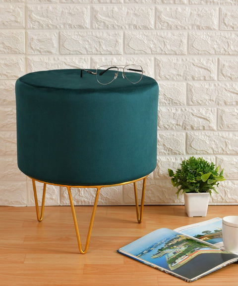 MODERN LUXURY CASA VELVET POUF