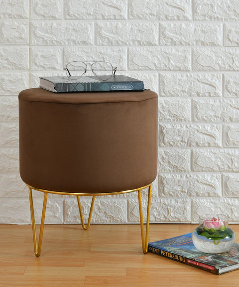 MODERN LUXURY CASA VELVET POUF