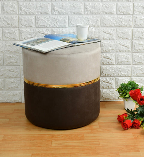 GEMINATED TONAL VELVETY RING POUF