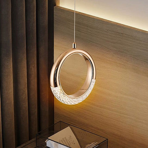 Half Moon Ring Pendant Light