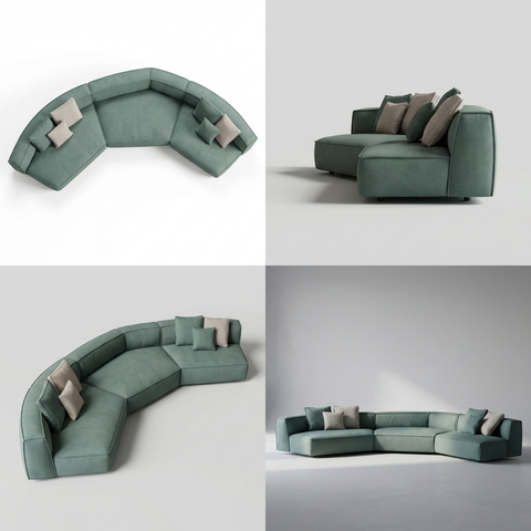 Pablo Curved Sofa