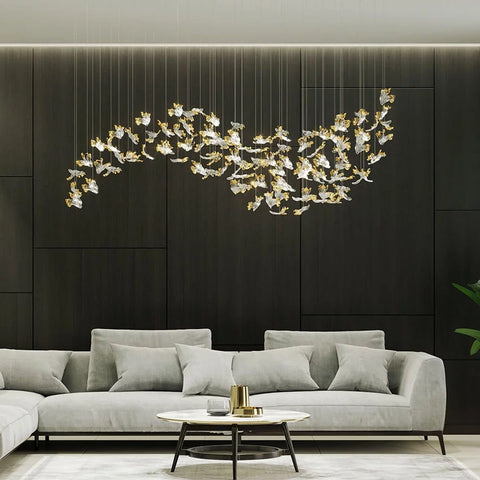 Colocasia Leaves Modern Chandelier