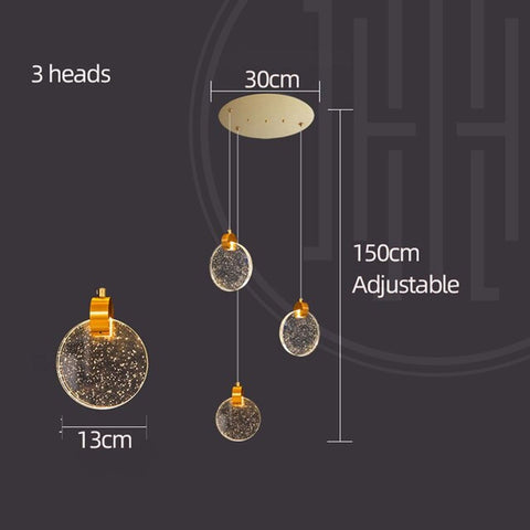 Crystal Attaquant Duplex Chandelier