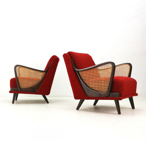 Retro Radiance Velvet Armchair