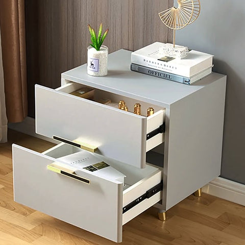 Chic and Durable: PU Polished Side Table with PVD SS304 Accents